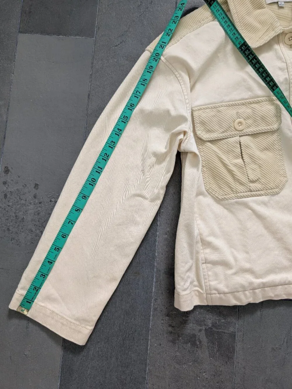 NWOT Madewell Chino Boxy Shirt Jacket - Picture 9 of 13